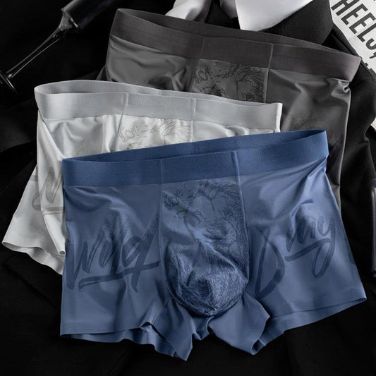 Lion Big Pouch Breathable Boxer Briefs