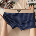 Braided belt ice silk boxer briefs