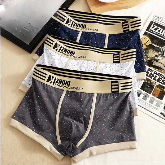 QC New Printed Cotton Men's Underwear
