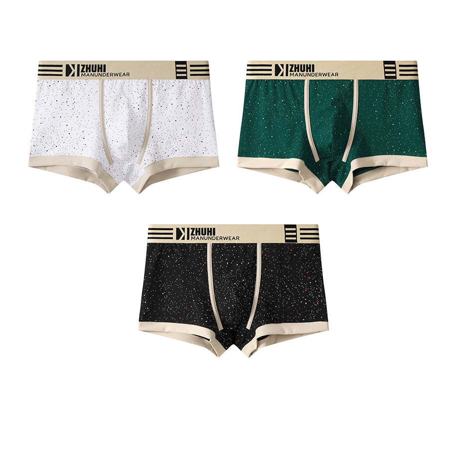 QC New Printed Cotton Men's Underwear