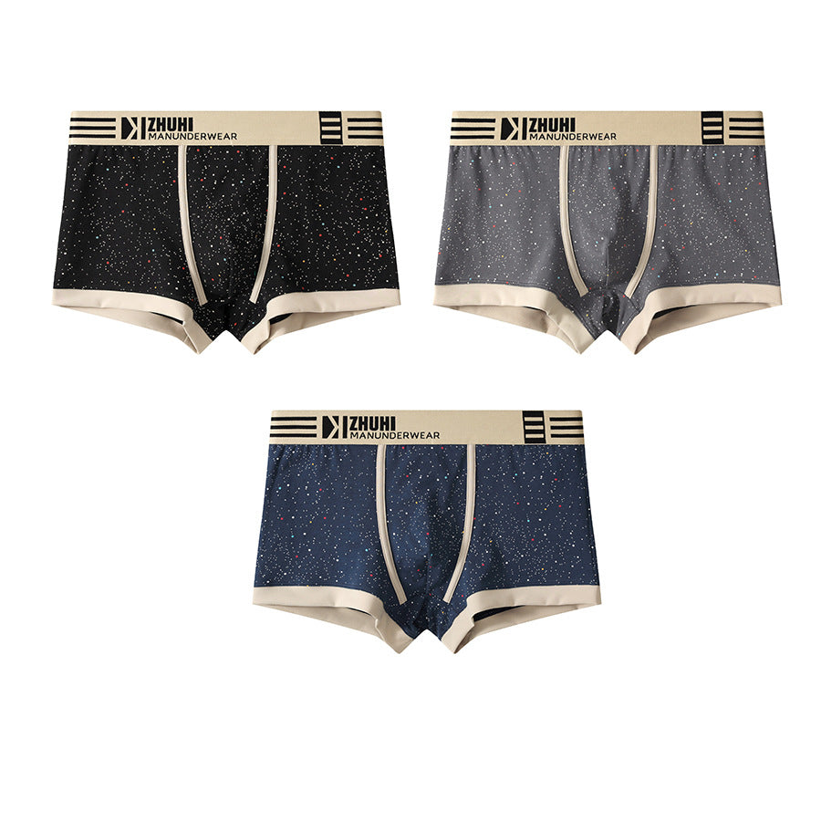 QC New Printed Cotton Men's Underwear