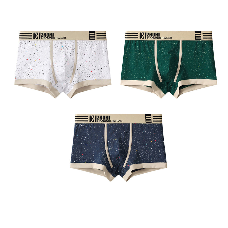 QC New Printed Cotton Men's Underwear