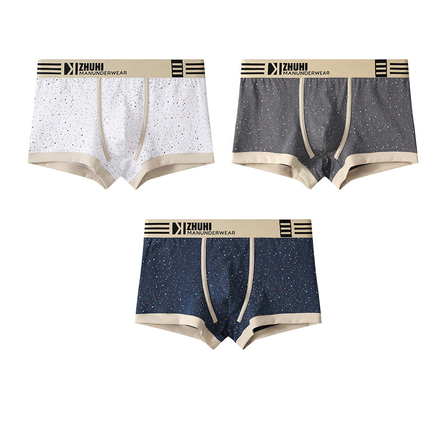 QC New Printed Cotton Men's Underwear