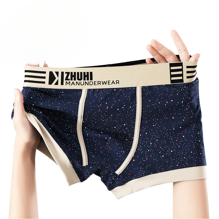 QC New Printed Cotton Men's Underwear