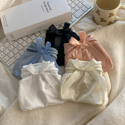 QS Sexy Satin Transparent Hollow Lace Panties (3 Packs)