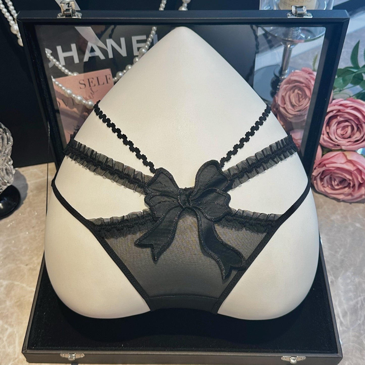 QS Lace Bow Briefs (4 Packs)