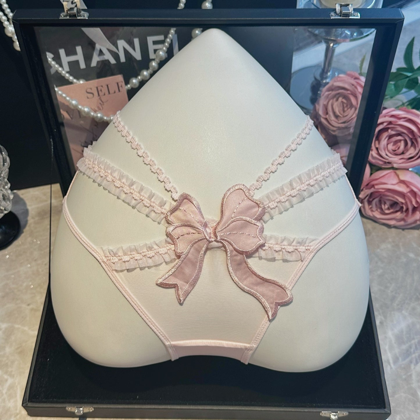 QS Lace Bow Briefs (4 Packs)