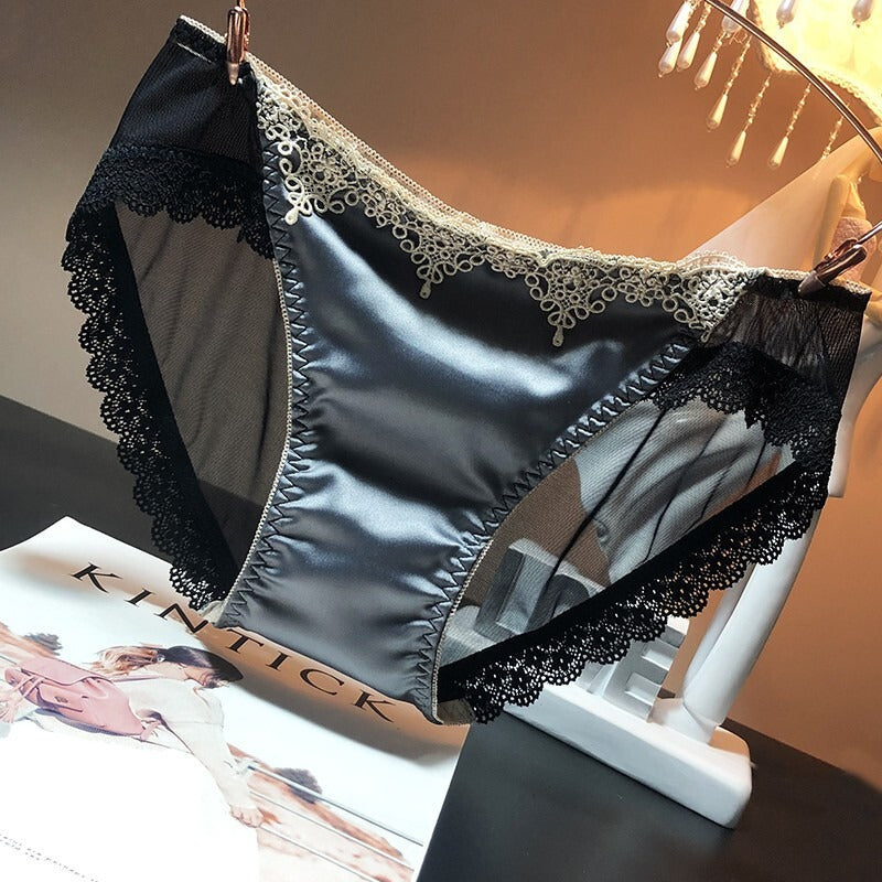 QS Semi-transparent Lace Panty (4 Packs)