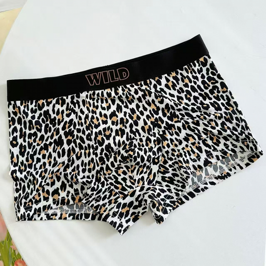 SZ Men's Leopard Print Boxer Brief