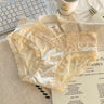 QS Satin Lace Embroidered Panties (4 Packs)
