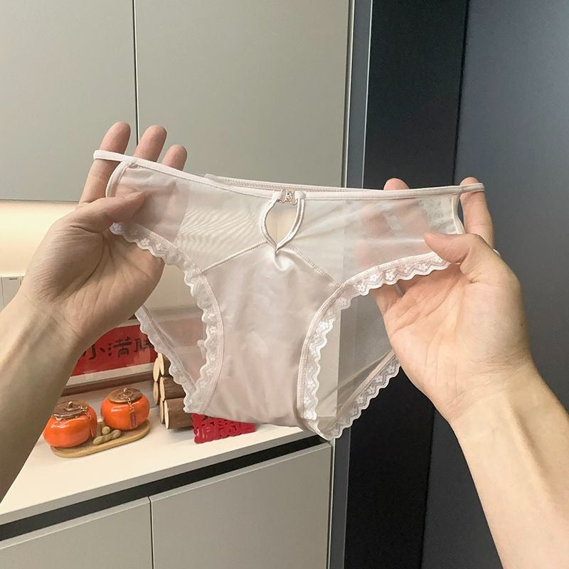 QS Satin Openwork Lace Briefs (4 Packs)