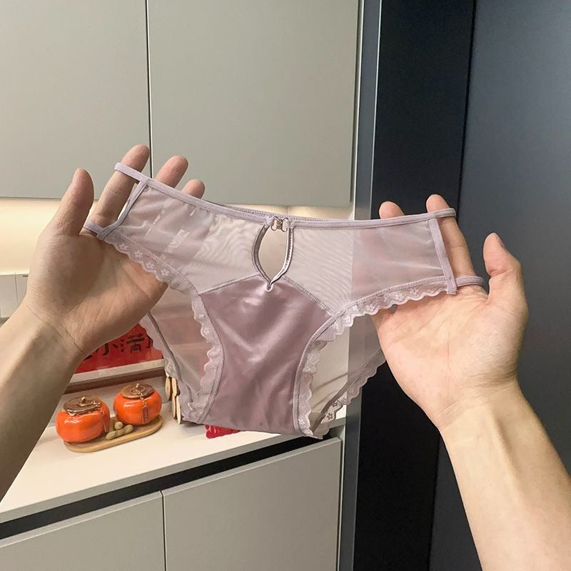 QS Satin Openwork Lace Briefs (4 Packs)