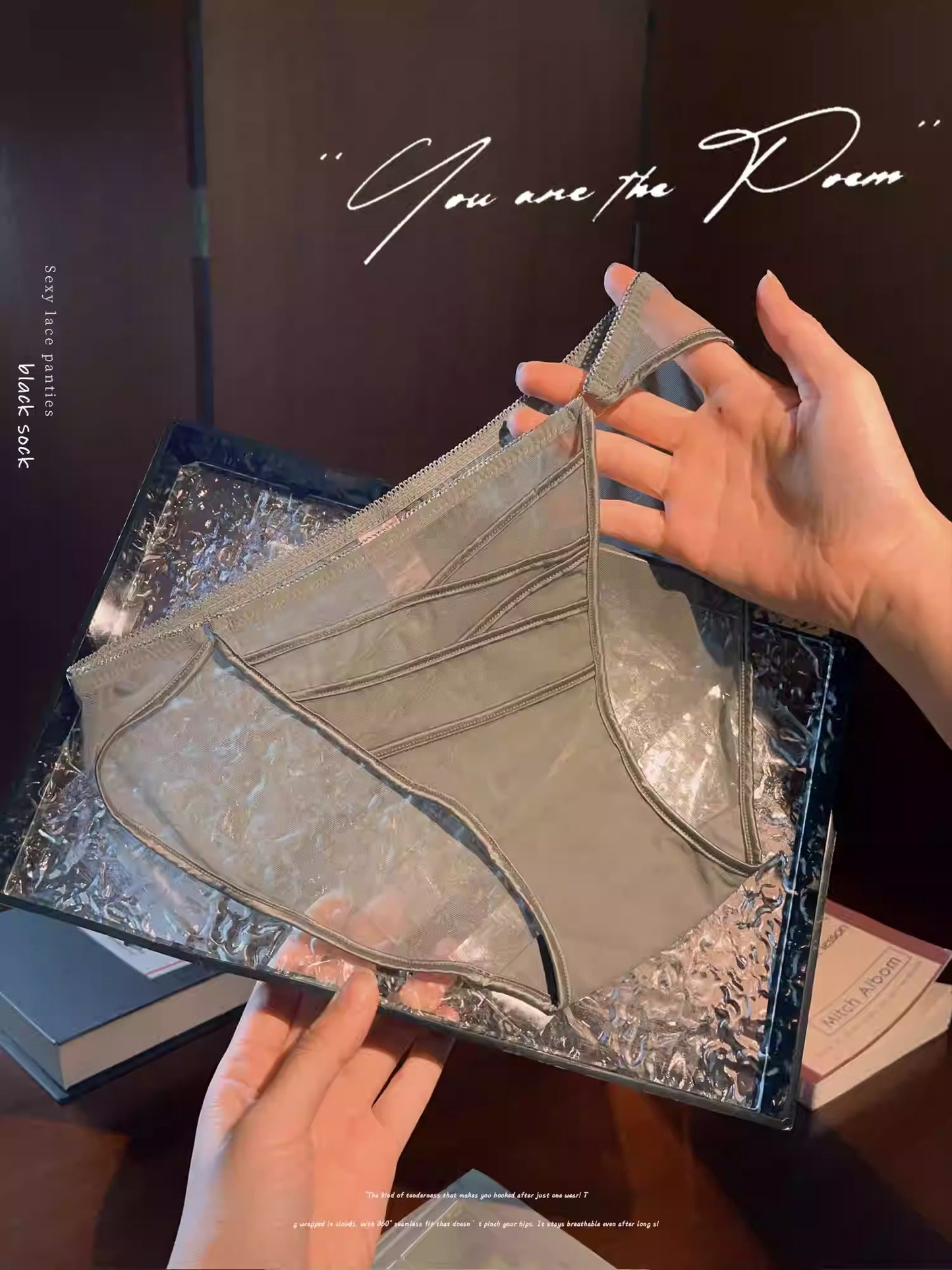 QS Line Lace Low-rise Briefs (4 Packs)