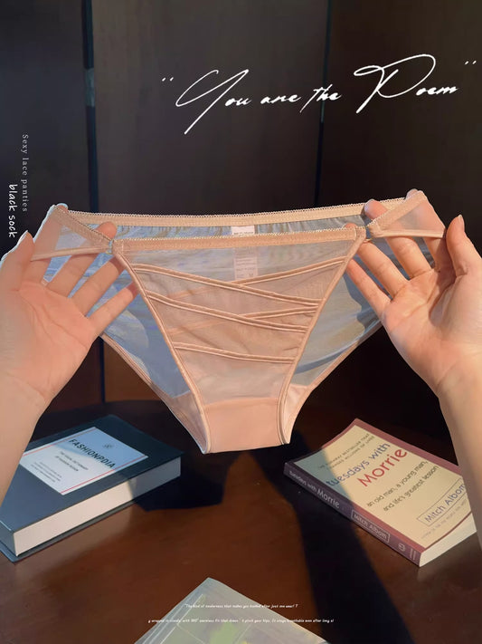 QS Line Lace Low-rise Briefs (4 Packs)