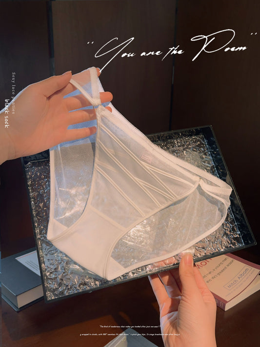 QS Line Lace Low-rise Briefs (4 Packs)