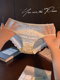 QS Polka Dot Lace Trimmed Panties (4 Packs)