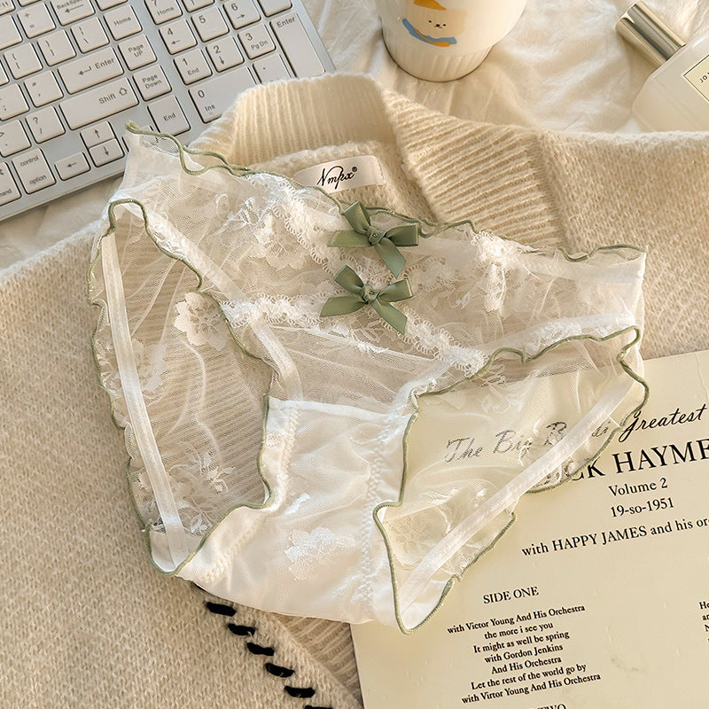 QC Antibacterial Sexy Lace Women's Panties