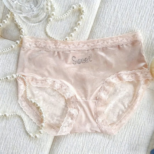 QS Luxury Lace Silky Panties (4 Packs)