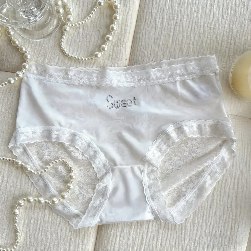QS Luxury Lace Silky Panties (4 Packs)