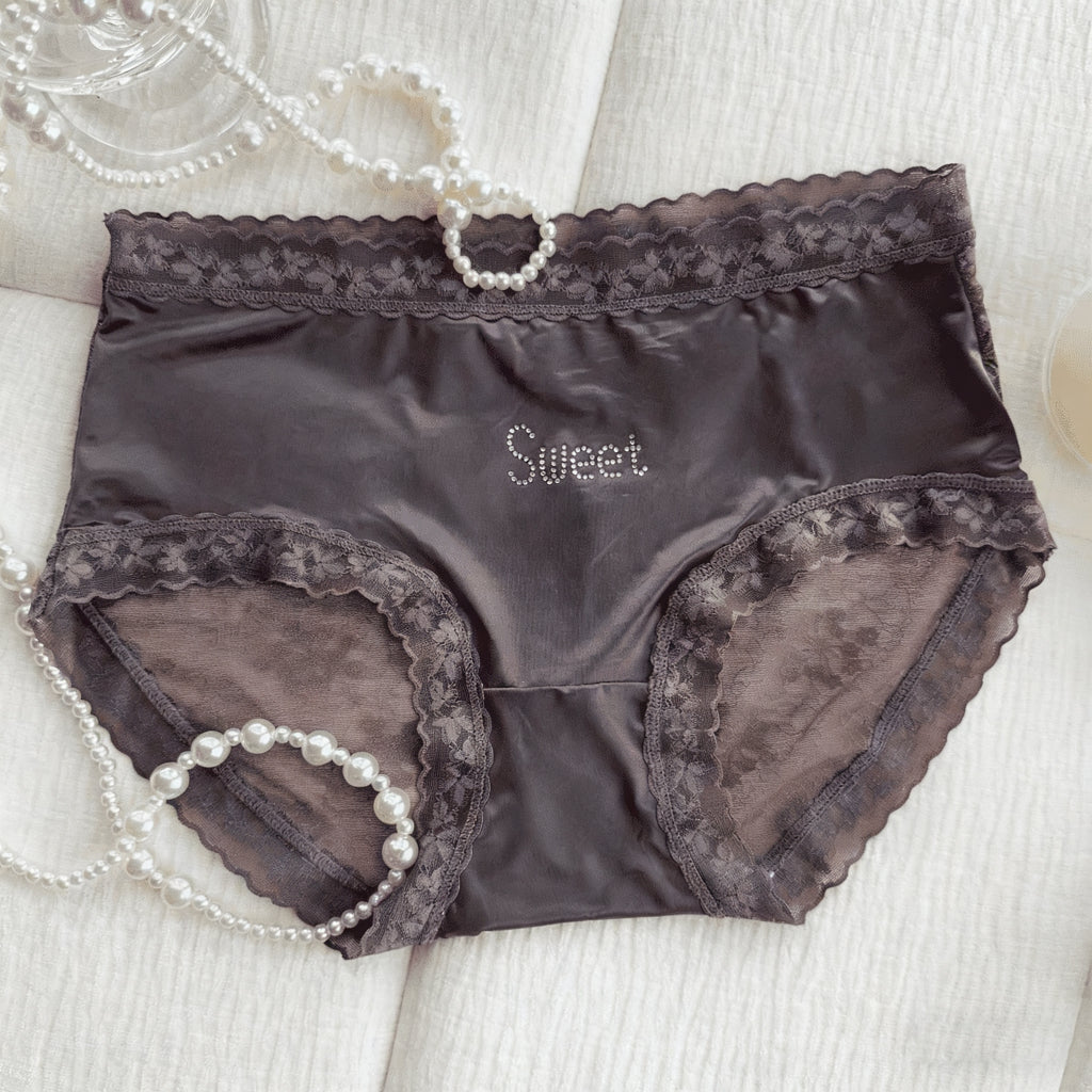 QS Luxury Lace Silky Panties (4 Packs)