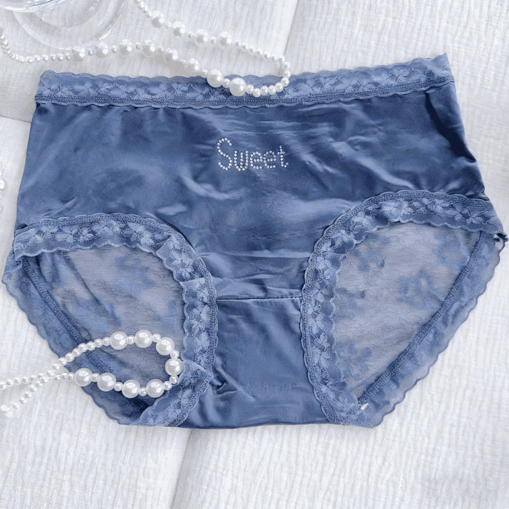 QS Luxury Lace Silky Panties (4 Packs)