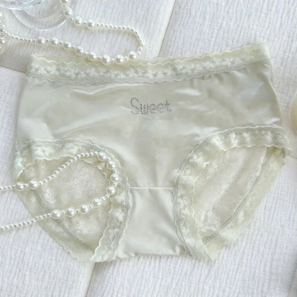 QS Luxury Lace Silky Panties (4 Packs)