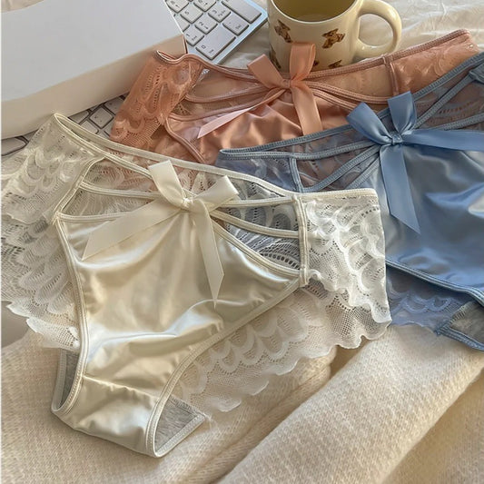 QS Angel Wings Hollow Lace Panties (4 Packs)