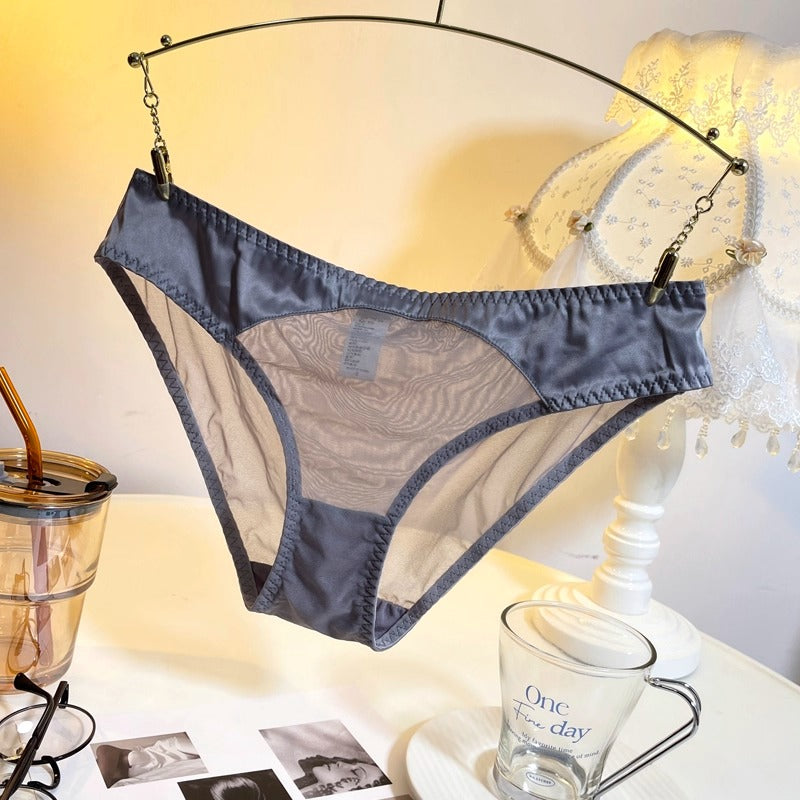 QS Sexy Transparent Lace Briefs (4 Packs)