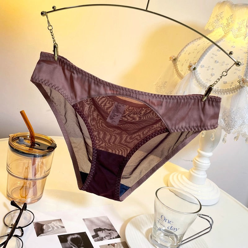 QS Sexy Transparent Lace Briefs (4 Packs)