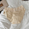 QS Luxury V-shaped Lace Silk Briefs (4 Packs)