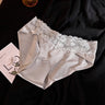 QS Luxury V-shaped Lace Silk Briefs (4 Packs)