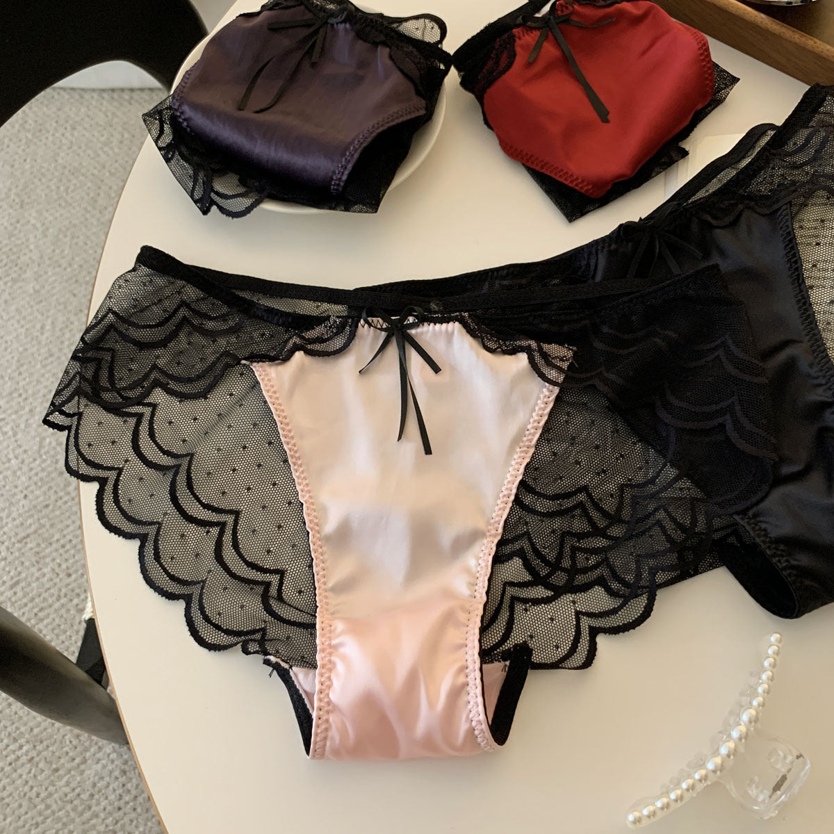 MB Velvet Wave Lace Panty