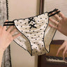 QS Satin Bow Cutout Briefs