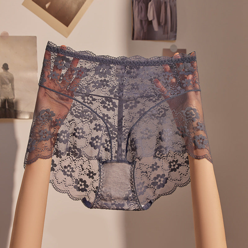 QC High-waisted Lace Panties for Women