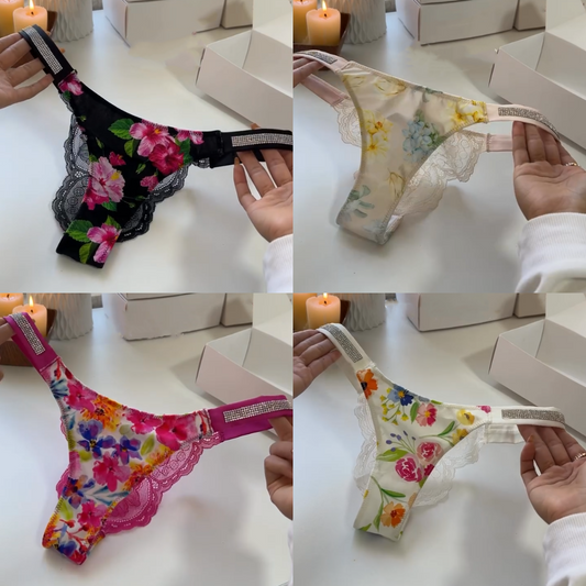 MB Glamour Lace Thong