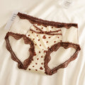 QS Retro Heart-shaped Satin Briefs (4 Packs)