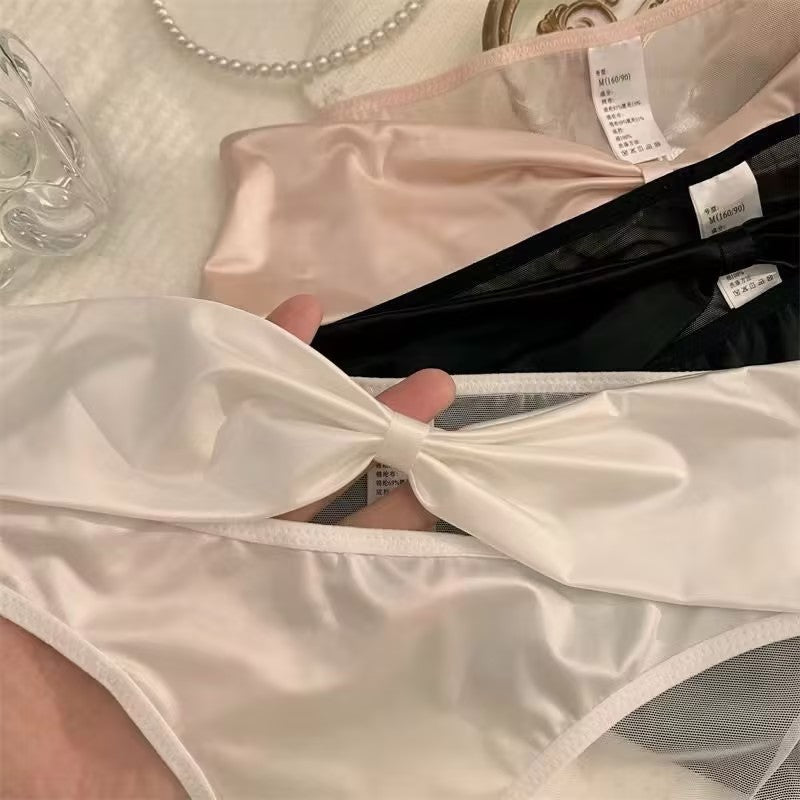 XK Women's satin openwork panties