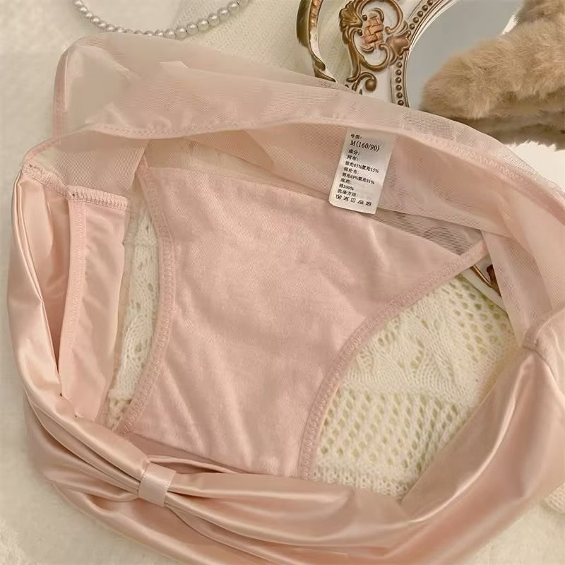 XK Women's satin openwork panties