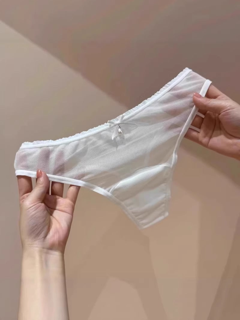 QS Low-rise Pearl Pendant Briefs (4 Packs)