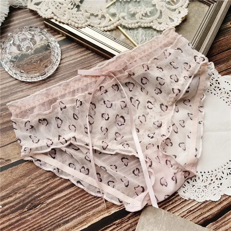 QS Sweet Chiffon Bow Briefs (4 Packs)