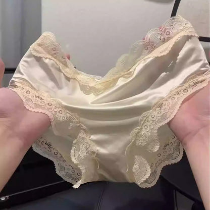 QS Lace Satin Panties