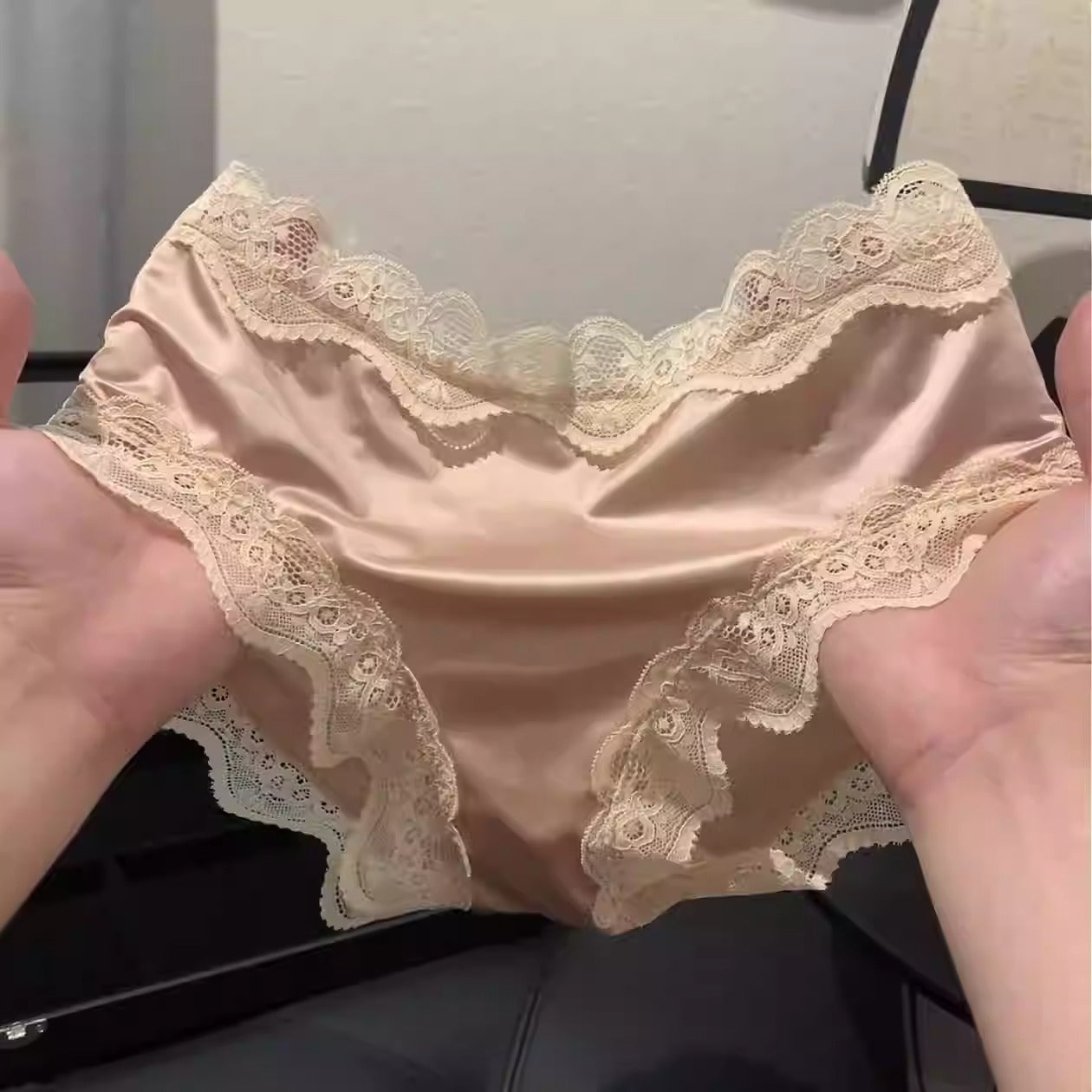QS Lace Satin Panties