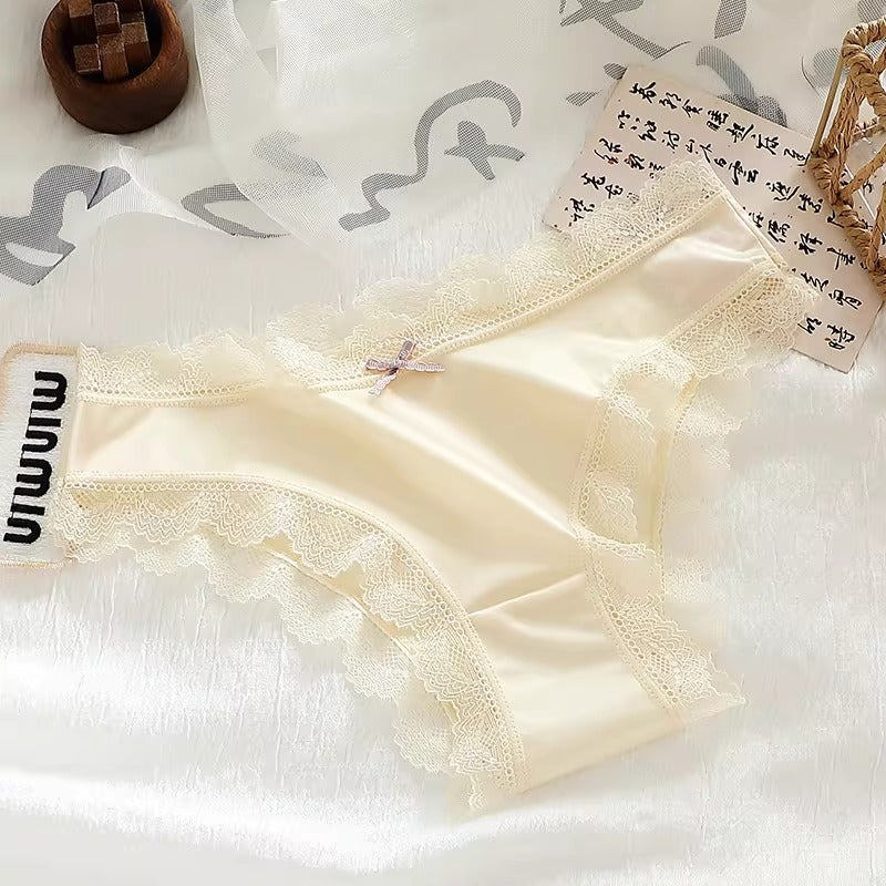 QS Silky Flowing Satin Briefs