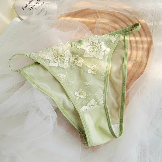 QS Floral Embroidery Low-Rise Briefs (4 Packs)