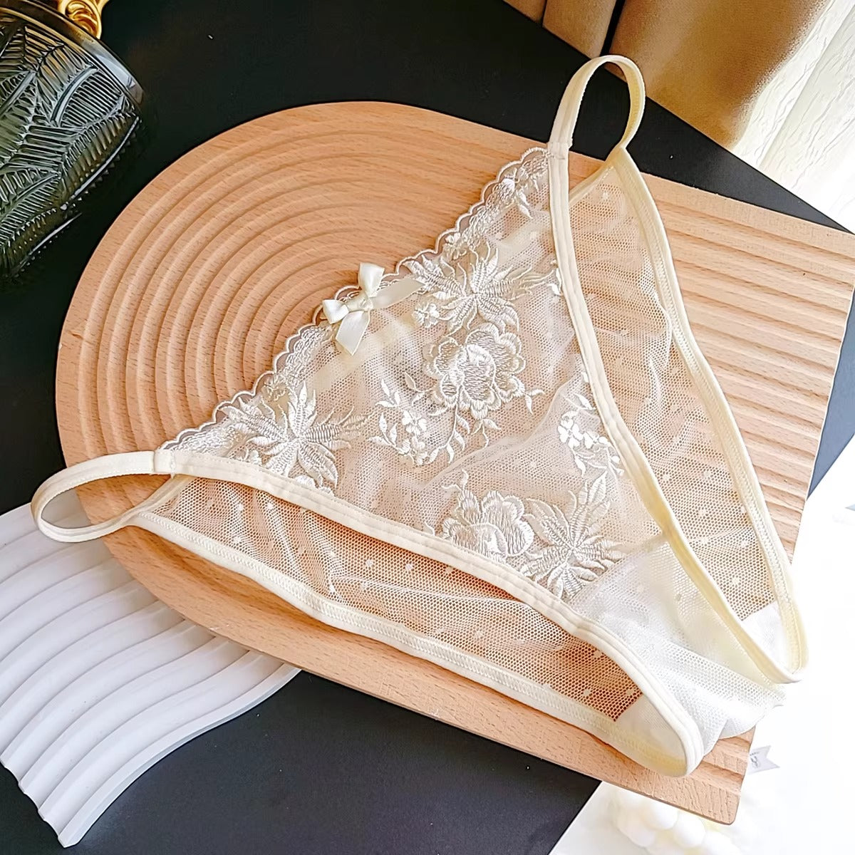 QS Floral Embroidery Low-Rise Briefs (4 Packs)