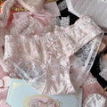 QS Bunny Print Satin Briefs
