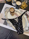 QS Rhinestone Sexy Satin Briefs