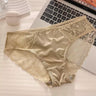 QS Luxury Sexy Lace Satin Panties