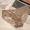 QS Luxury Sexy Lace Satin Panties