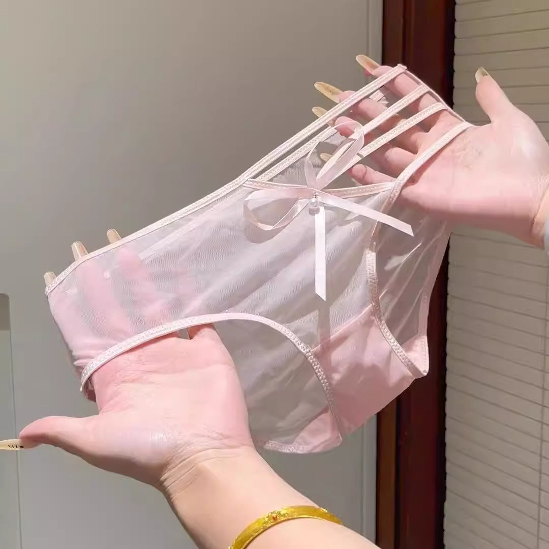 QS Strap Cutout Bow Briefs (4 Packs)